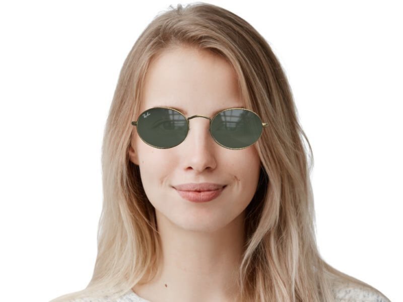 Lunettes ovales ray ban deals
